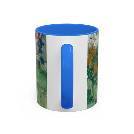 Flowers by August Babberger Colorful Mugs (11oz, 15oz)