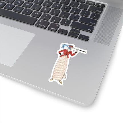 Costume de Yacht by George Barbier Kiss-Cut Stickers (4 Sizes)