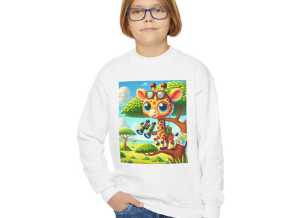 Giraffe Lookout Youth Crewneck Sweatshirt