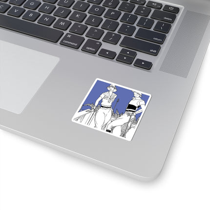 Coastal Elegance Kiss-Cut Stickers (4 Sizes)