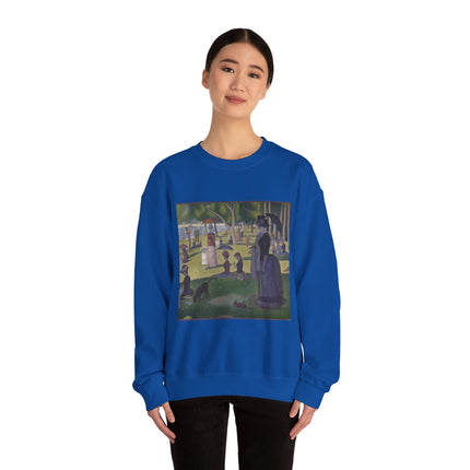 A Sunday on La Grande Jatte by Georges Seurat Heavy Blend™ Crewneck Sweatshirt