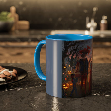 ♥️🎃 The Queen Of Hearts Halloween Masquerade Colorful Mug – Royal Halloween Fantasy