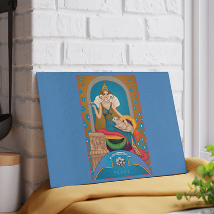 April & Diamond Zodiac Glass Cutting Board