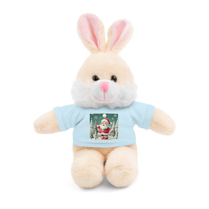Santa's Joyful Night Stuffed Animals with Tee