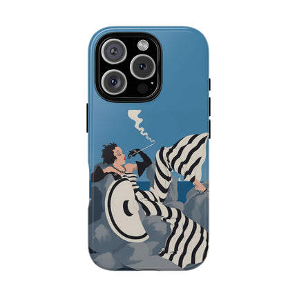 Art Deco Smoker Phone Case – Glamorous Lounging & Timeless Allure