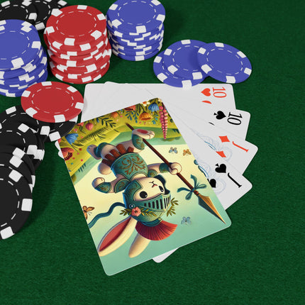 Rabbit Gladiator Playing Cards