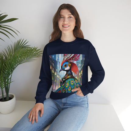 Techno Plumes Unisex Heavy Blend™ Crewneck Sweatshirt
