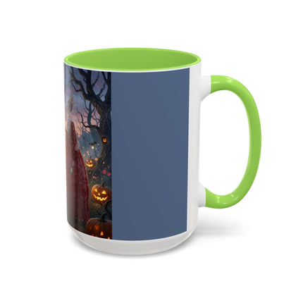 ♥️🎃 The Queen Of Hearts Halloween Masquerade Colorful Mug – Royal Halloween Fantasy