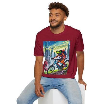 Cyberpunk Frog Softstyle T-Shirt