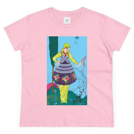 Exquisite Elegance by Umberto Brunelleschi Women's Midweight Cotton Tee