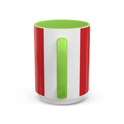 ❤️ The Lady Of The Candlelit Christmas Alcove Colorful Mug – Art Deco Holiday Elegance