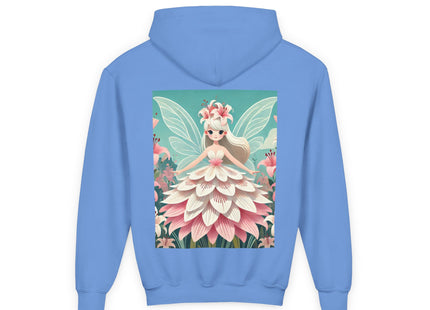 Lily Fairy in Bloom Youth Heavy Blend Hooded Sweatshirt