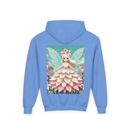 Lily Fairy in Bloom Youth Hooded Sweatshirt – Grace, Beauty & Gentle Magic