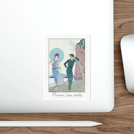 Romance sans paroles (Romance without Words) by George Barbier Die-Cut Stickers (5 Stickers)