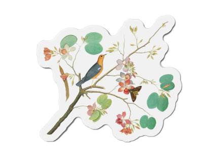 Orange-Headed Ground Thrush by Shaikh Zain al–Din Die-Cut Magnets (5 Sizes)