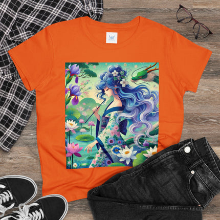 Fairy of the Koi Pond Cotton Tee