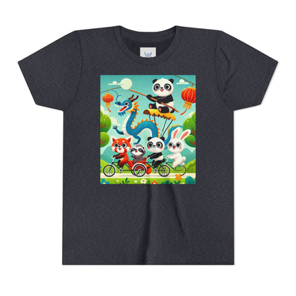 Rolling Along Together Youth Short Sleeve Tee