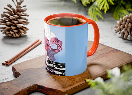 Goddess of the Swirling Sea Colorful Mugs (11oz, 15oz)