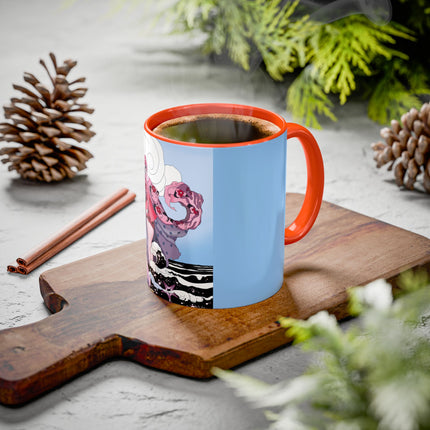 Goddess of the Swirling Sea Colorful Mugs (11oz, 15oz)