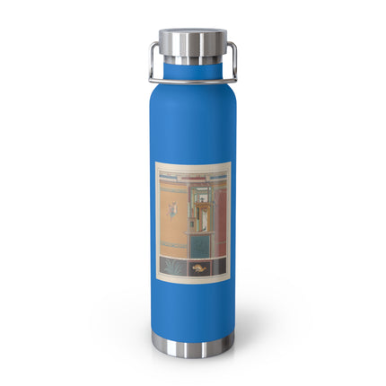 Pompeii Wall Pl.20 by Victor Steeger Copper Vacuum Insulated Bottle, 22oz