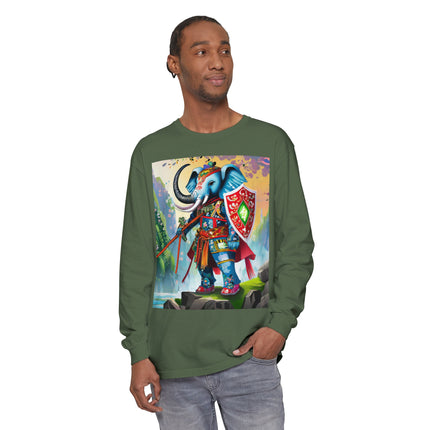 Cyberpunk Elephant Long Sleeve T-Shirt