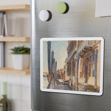 Gondola Moorings on the Grand Canal by John Singer Sargent Die-Cut Magnets (5 Sizes)