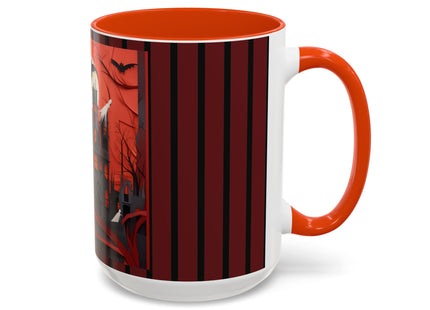 Halloween Night Scene Colorful Mugs (11oz, 15oz)
