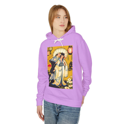 Golden Embrace Couple Hoodie