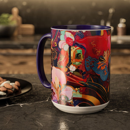 Ethereal Irises Colorful Mugs (11oz, 15oz)