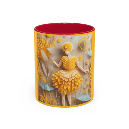 Dandelion Fairy Colorful Mugs (11oz, 15oz)