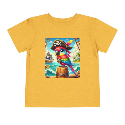 Captain Parrot and the Treasure Seas Toddler Short Sleeve Tee