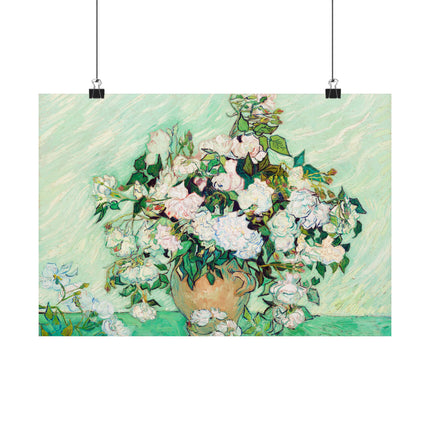 Roses by Vincent Van Gogh Matte Horizontal Posters