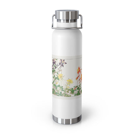 Aquilegia Flower by Tanigami Kônan Copper Vacuum Insulated Bottle, 22oz