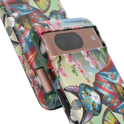 Cyberpunk Geisha Phone Cases