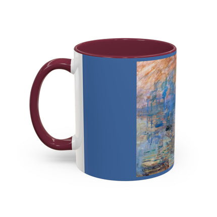 Sunrise by Claude Monet Colorful Mugs (11oz, 15oz)