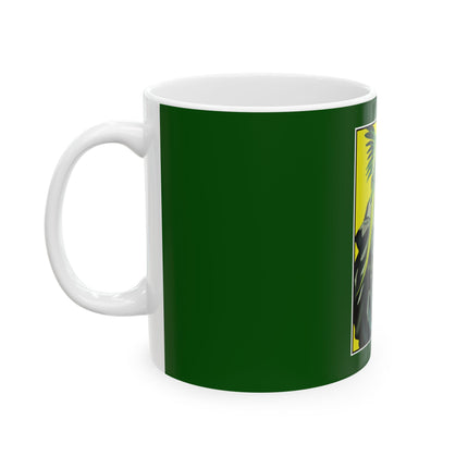 Splendor in Green Ceramic Mug 11oz