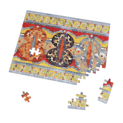 Reproduction of the Shield Frieze by Emile Gilliéron Jigsaw Puzzle (30, 110, 252, 500-Piece)