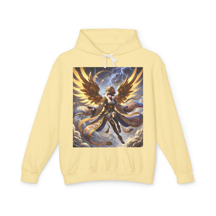 Valkyrie Descending Through Storm Hoodie