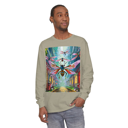 Neon Swarm Long Sleeve T-Shirt