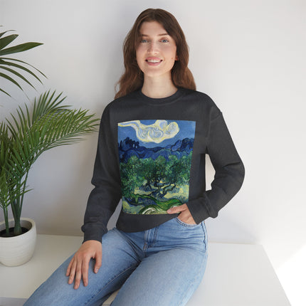 Olive Trees by Vincent Van Gogh Unisex Heavy Blend™ Crewneck Sweatshirt
