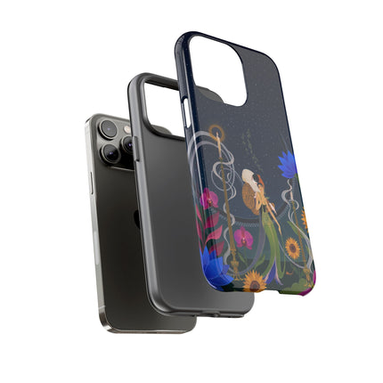 🌙🕯️ The Lady Of The Midnight Garden Phone Case – Art Deco Nocturne