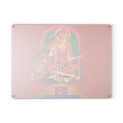 July & Ruby Zodiac Glass Cutting Board