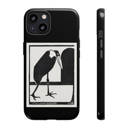 A Lame Marabou by Samuel Jessurun de Mesquita Phone Cases