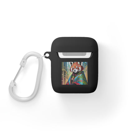 Cybernetic Red Panda AirPods Case Cover