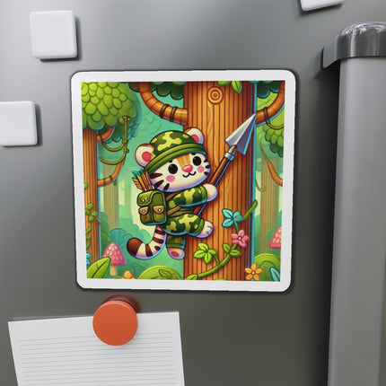 Stealthy Stripes Die-Cut Magnets (5 Sizes)