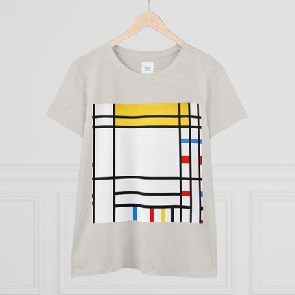 Place de la Concorde by Piet Mondrian Women's Midweight Cotton Tee