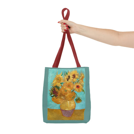 Vase with Twelve Sunflowers by Vincent Van Gogh Tote Bag (AOP)