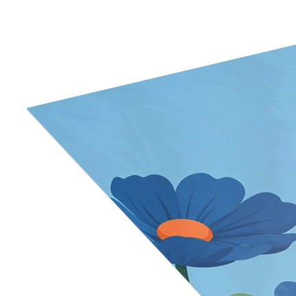 🎨🌼 The Painter In The Giant Daisy Garden Greeting Card – Art Deco Floral Fantasy