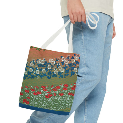 Japanese Flower Pattern II by G.A. Audsley Tote Bag (AOP)