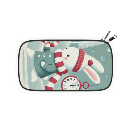 Candy Cane Timekeeper Bunny Passport Wallet
